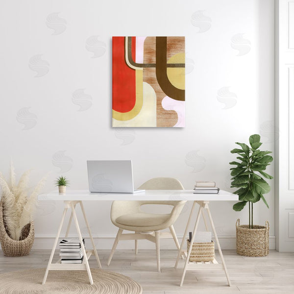 Stupell Industries Grace Popp | Rustic Curved Shapes Wall Art