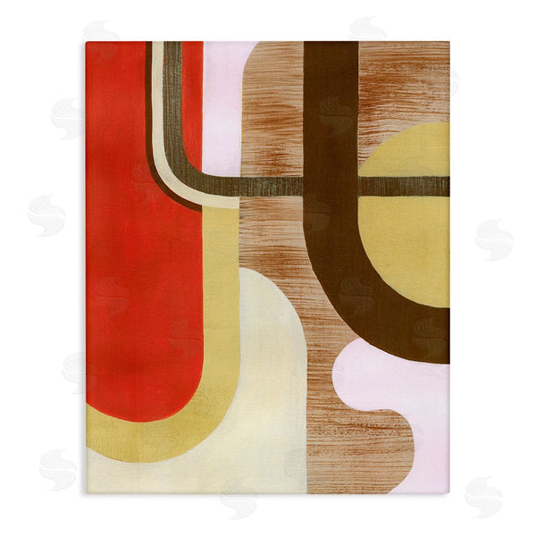 stupell industries Grace Popp | Rustic Curved Shapes Wall Art