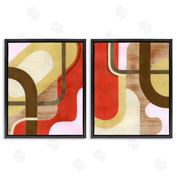 Stupell Industries Grace Popp | Rustic Winding Shapes Wall Art