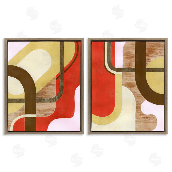 Stupell Industries Grace Popp | Rustic Winding Shapes Wall Art