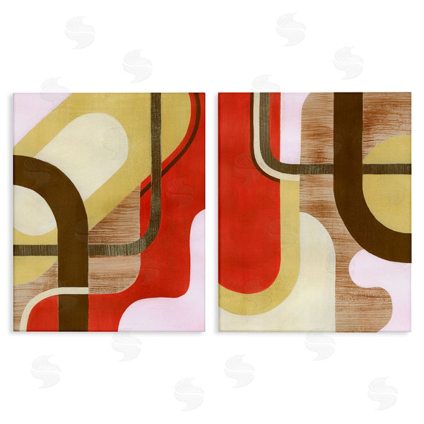 stupell industries Grace Popp | Rustic Winding Shapes Wall Art