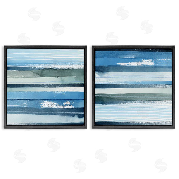 Stupell Industries Grace Popp | Saturated Blue Landscape Abstract Wall Art