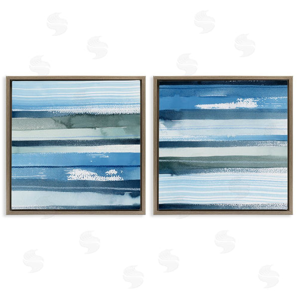 Stupell Industries Grace Popp | Saturated Blue Landscape Abstract Wall Art