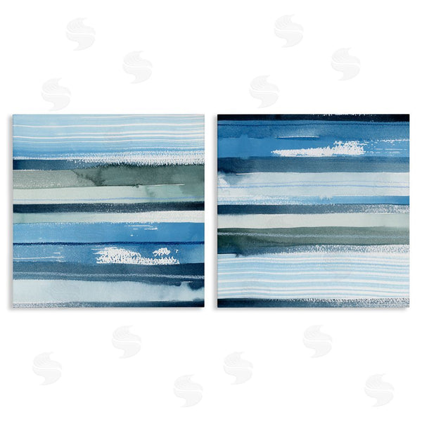 stupell industries Grace Popp | Saturated Blue Landscape Abstract Wall Art