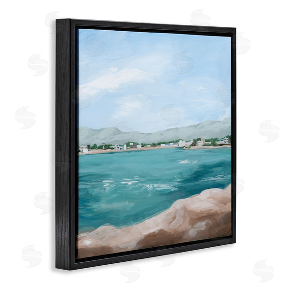 Stupell Industries Grace Popp | Seaside Town Beach Ripples Wall Art