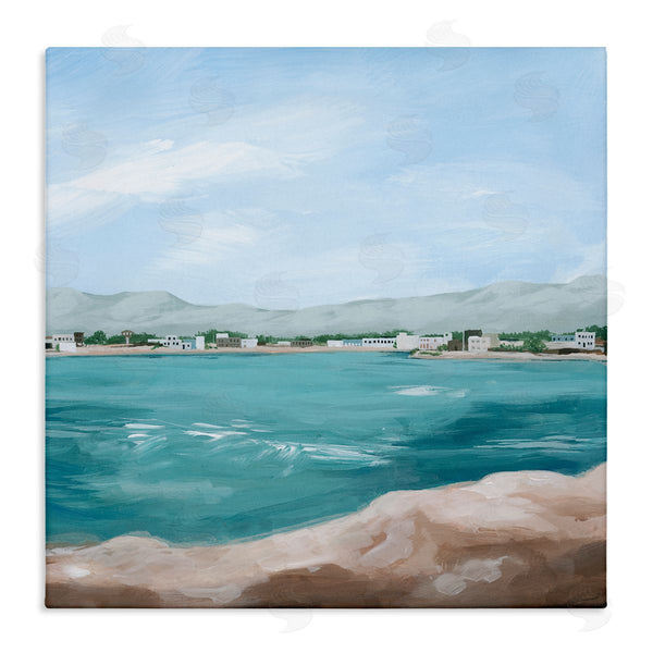 stupell industries Grace Popp | Seaside Town Beach Ripples Wall Art
