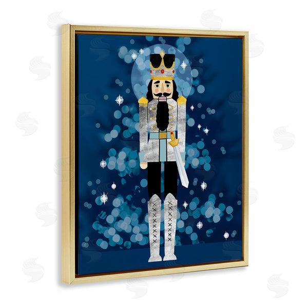 Stupell Industries Grace Popp | Seasonal Modern Nutcracker