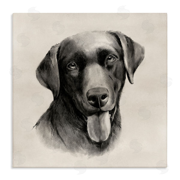 stupell industries Grace Popp | Sepia Labrador Dog Portrait
