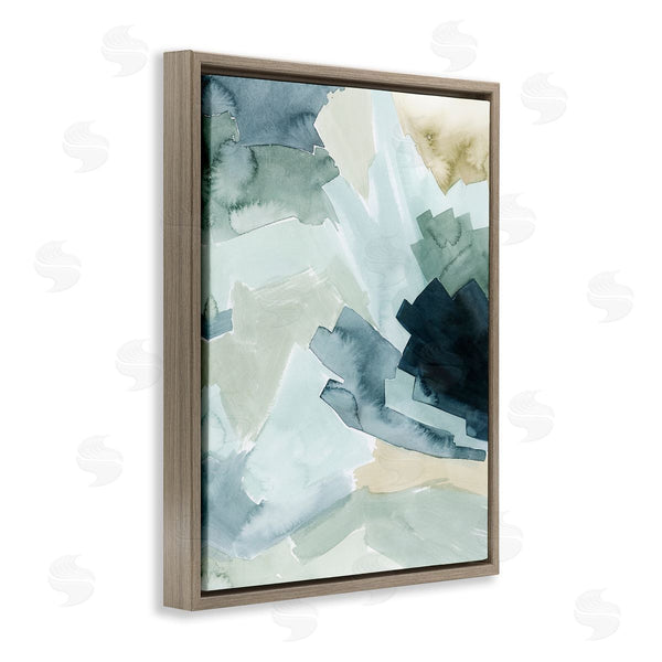 Stupell Industries Grace Popp | Shaded Forest Abstract Landscape Green Blue Design