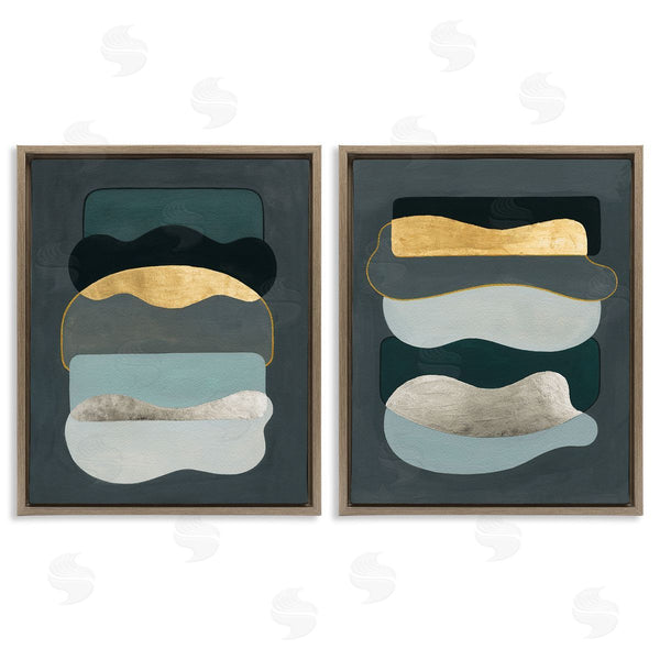 Stupell Industries Grace Popp | Shapes With Glam Details Wall Art