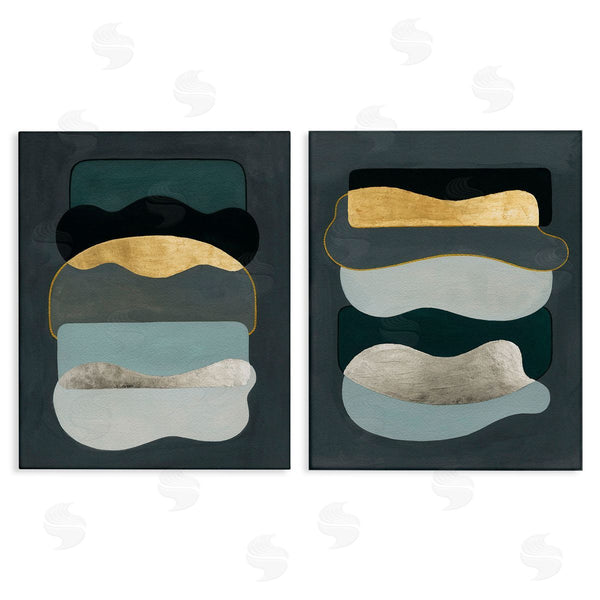 stupell industries Grace Popp | Shapes with Glam Details Wall Art