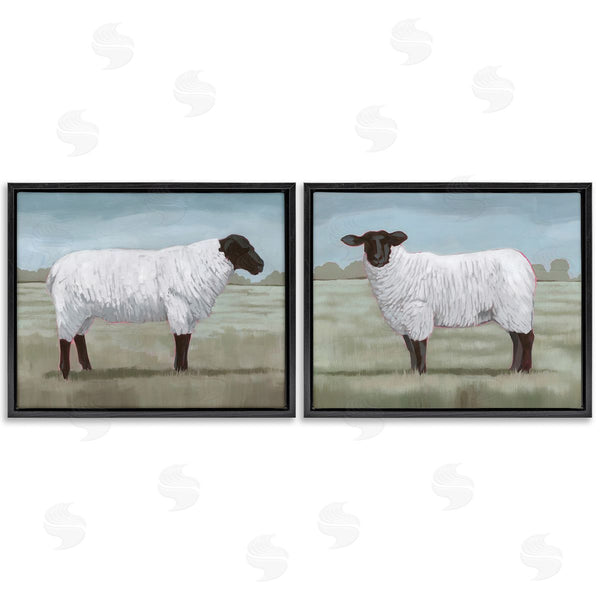 Stupell Industries Grace Popp | Sheep Duo In Pasture Wall Art