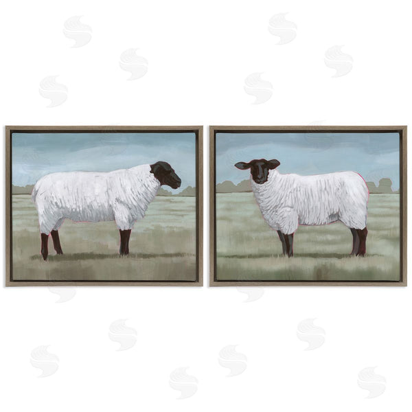 Stupell Industries Grace Popp | Sheep Duo In Pasture Wall Art