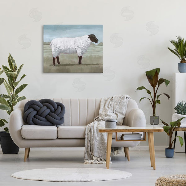 Stupell Industries Grace Popp | Sheep On Farm Painting Wall Art