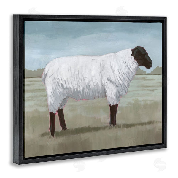 Stupell Industries Grace Popp | Sheep On Farm Painting Wall Art