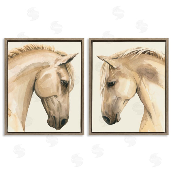 Stupell Industries Grace Popp | Stoic Farm Horse Portrait Wall Art