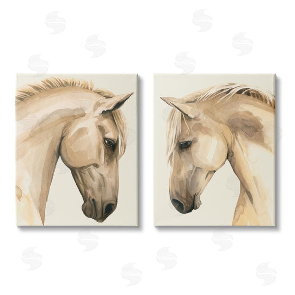 stupell industries Grace Popp | Stoic Farm Horse Portrait Wall Art
