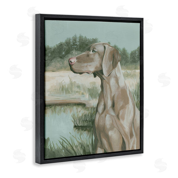 Stupell Industries Grace Popp | Stoic Labrador Landscape Wall Art
