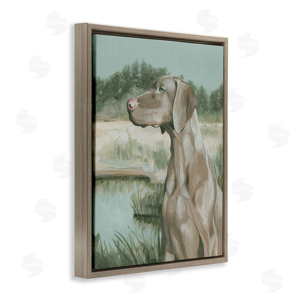Stupell Industries Grace Popp | Stoic Labrador Landscape Wall Art