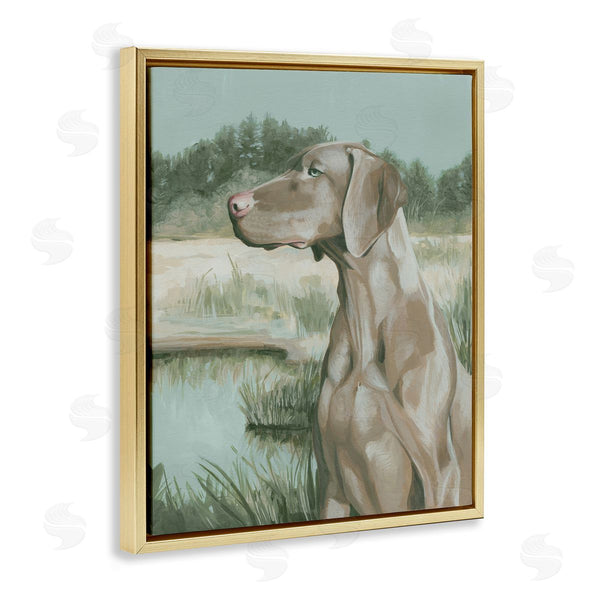 Stupell Industries Grace Popp | Stoic Labrador Landscape Wall Art