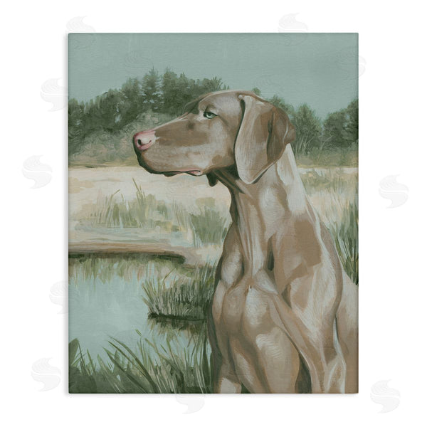 stupell industries Grace Popp | Stoic Labrador Landscape Wall Art