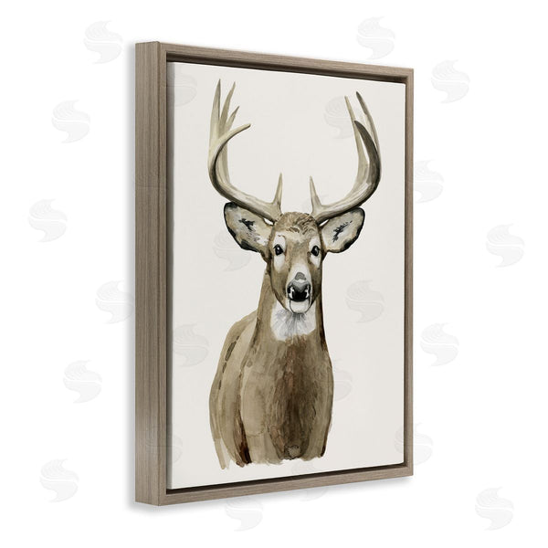 Stupell Industries Grace Popp | Subtle Watercolor Style Elk