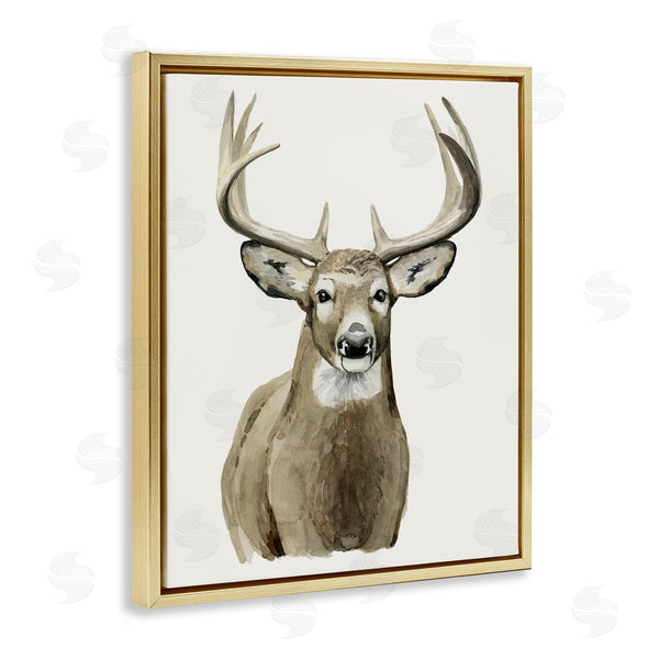 Stupell Industries Grace Popp | Subtle Watercolor Style Elk