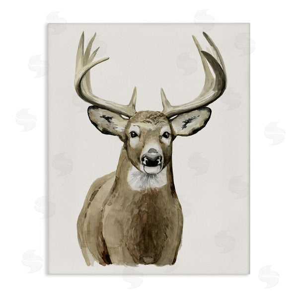 stupell industries Grace Popp | Subtle Watercolor Style Elk