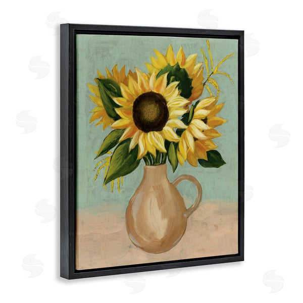 Stupell Industries Grace Popp | Summer Sunflower Bouquet In Brown Country Pitcher Wall Art