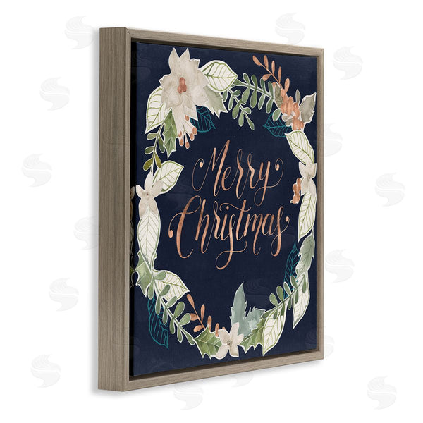 Stupell Industries Grace Popp | Traditional Christmas Wreath