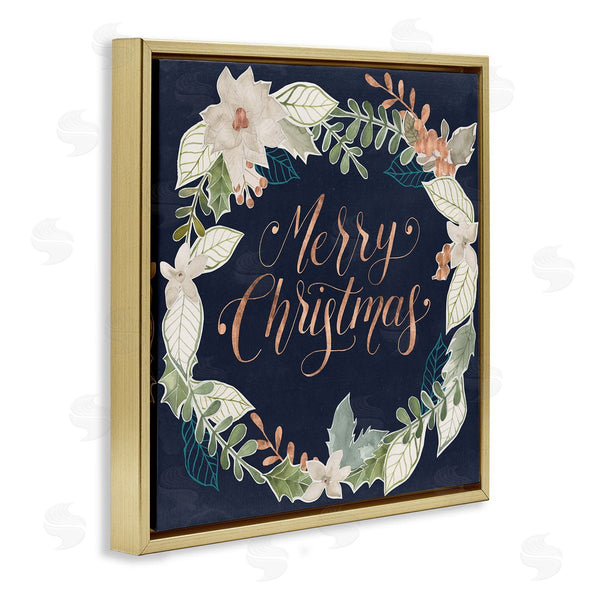 Stupell Industries Grace Popp | Traditional Christmas Wreath