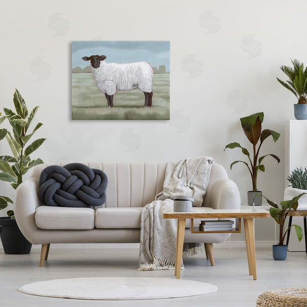 Stupell Industries Grace Popp | Traditional Farm Sheep Wall Art