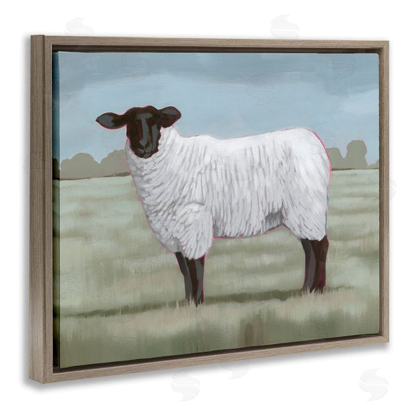 Stupell Industries Grace Popp | Traditional Farm Sheep Wall Art