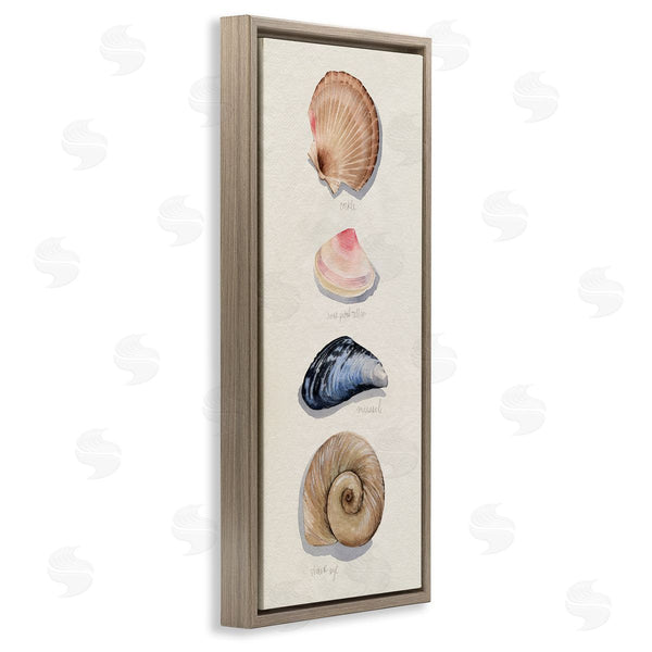 Stupell Industries Grace Popp | Traditional Nautical Sea Shells Wall Art