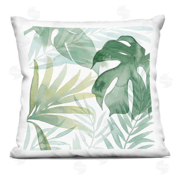 stupell industries Grace Popp | Varied Monstera Palm Leaves Printed Throw Pillow