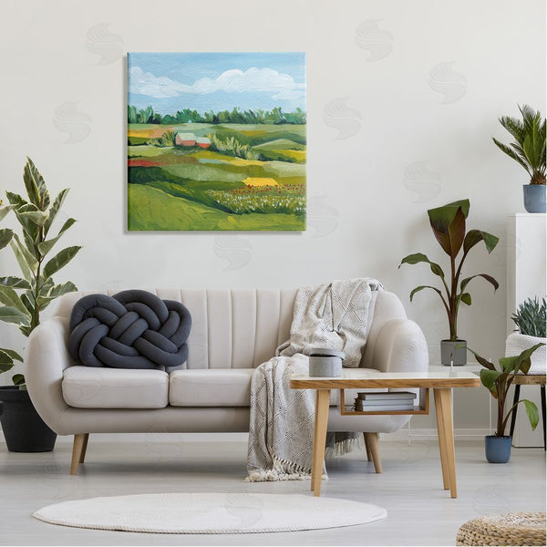 Stupell Industries Grace Popp | Vast Meadow Countryside Farmland Wall Art