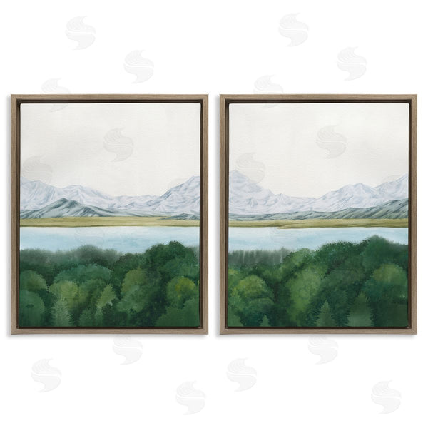 Stupell Industries Grace Popp | View Over Mountain Trees