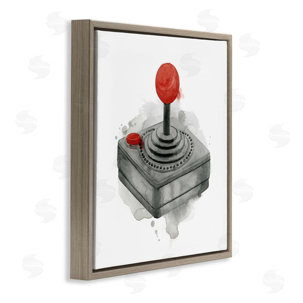 Stupell Industries Grace Popp | Vintage Gaming Controller Joystick Wall Art