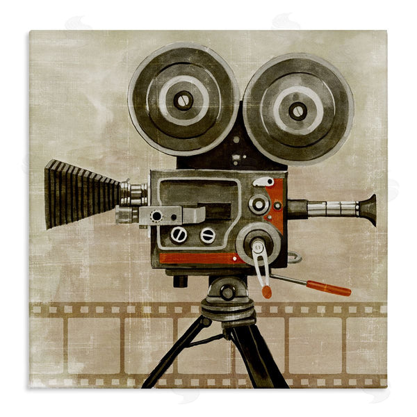 stupell industries Grace Popp | Vintage Movie Video Camera Wall Art