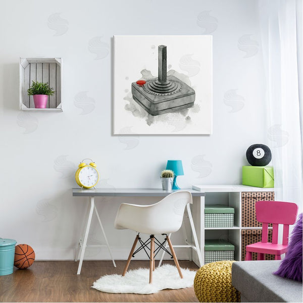 Stupell Industries Grace Popp | Vintage Video Game Joystick Wall Art