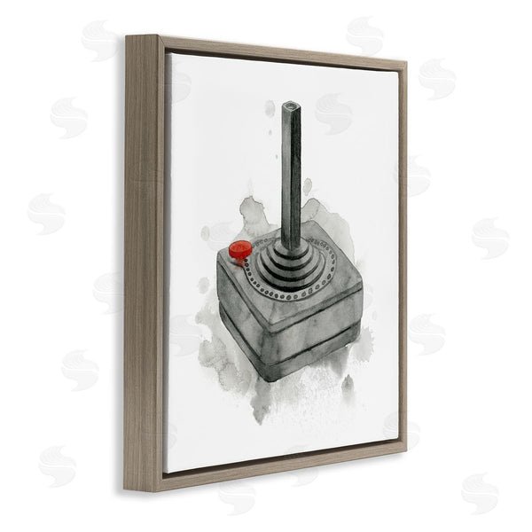 Stupell Industries Grace Popp | Vintage Video Game Joystick Wall Art