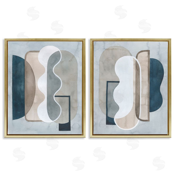 Stupell Industries Grace Popp | Wavy Retro Contemporary