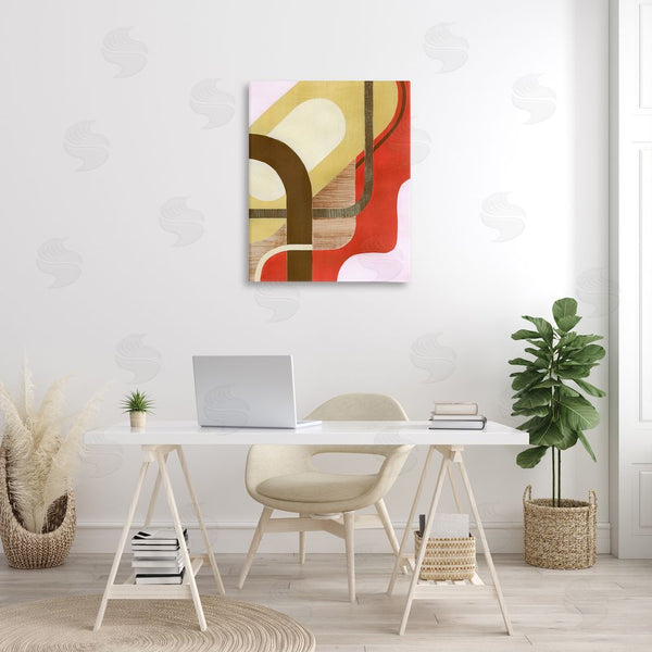 Stupell Industries Grace Popp | Wavy Retro Shapes Wall Art