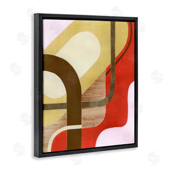 Stupell Industries Grace Popp | Wavy Retro Shapes Wall Art