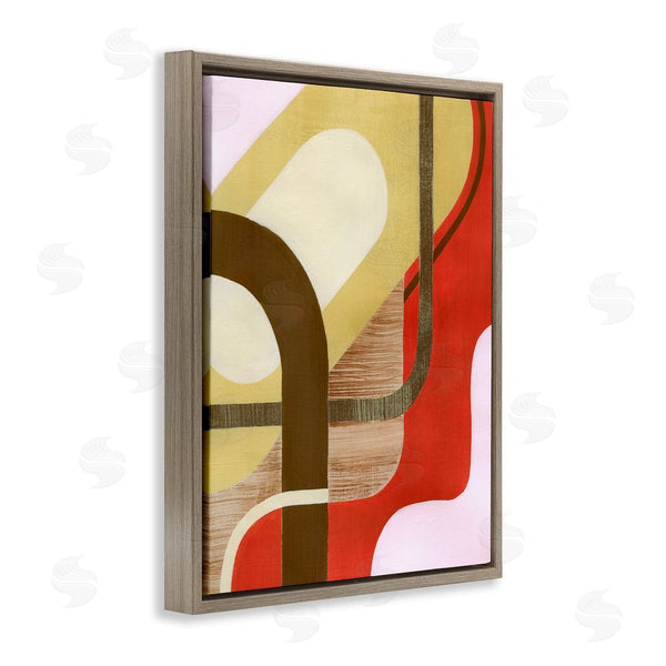 Stupell Industries Grace Popp | Wavy Retro Shapes Wall Art