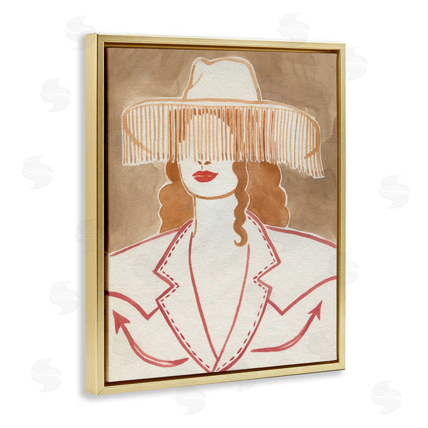 Stupell Industries Grace Popp | Western Cowgirl Fashion