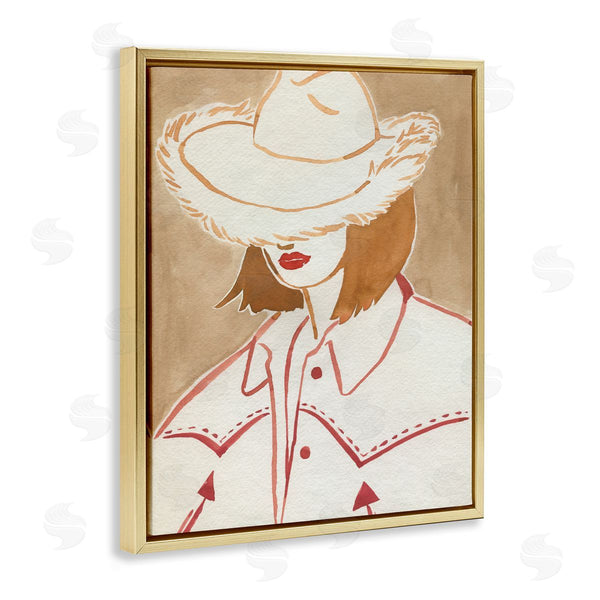 Stupell Industries Grace Popp | Western Fashion Woman
