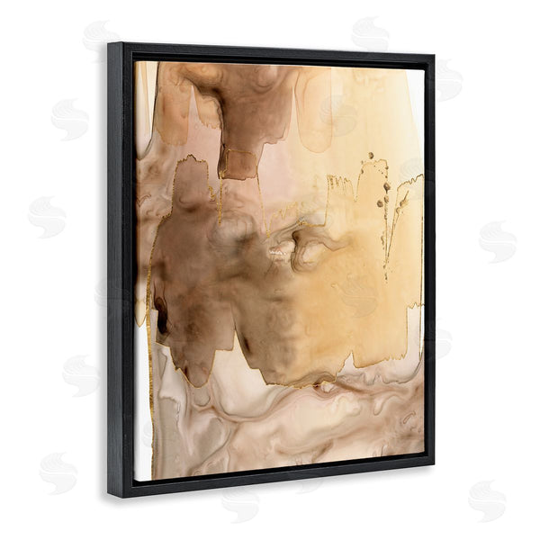 Stupell Industries Grace Popp | Wet Paint Abstraction Brown Watercolor Strokes
