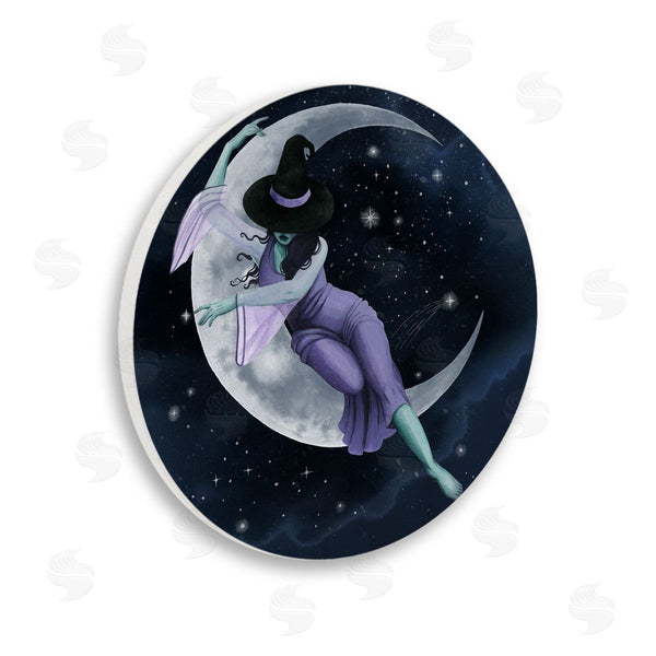 stupell industries Grace Popp | Witch Resting Crescent Moon Wall Art