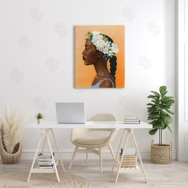 Stupell Industries Grace Popp | Woman Wearing Rose Crown Wall Art